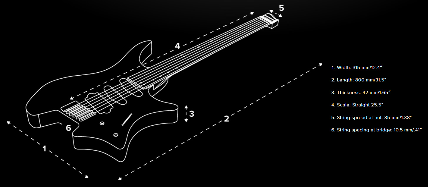 Strandberg Boden Essential 6 2h Ht Rw - Future Dusk - Guitarra eléctrica de viaje - Variation 4