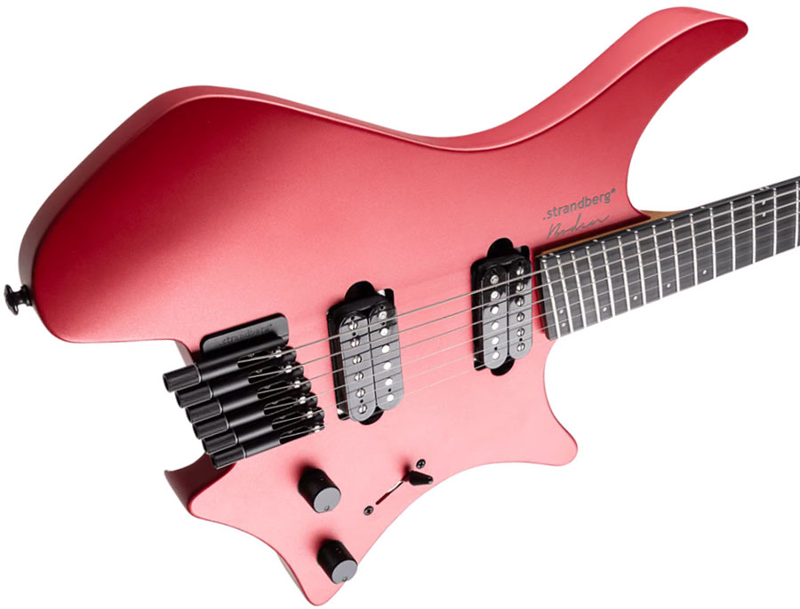 Strandberg Boden Metal Nx 6 2h Ht Ric - Blood Red - Multi-Scale Guitar - Variation 3