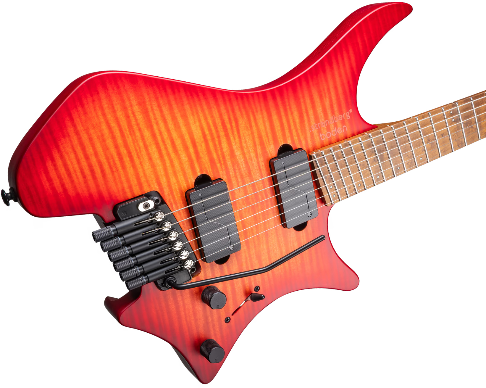 Strandberg Boden Original N2.6t 6c 2h Fishman Trem Mn - Sunset Coral Burst Satin - Multi-Scale Guitar - Variation 2
