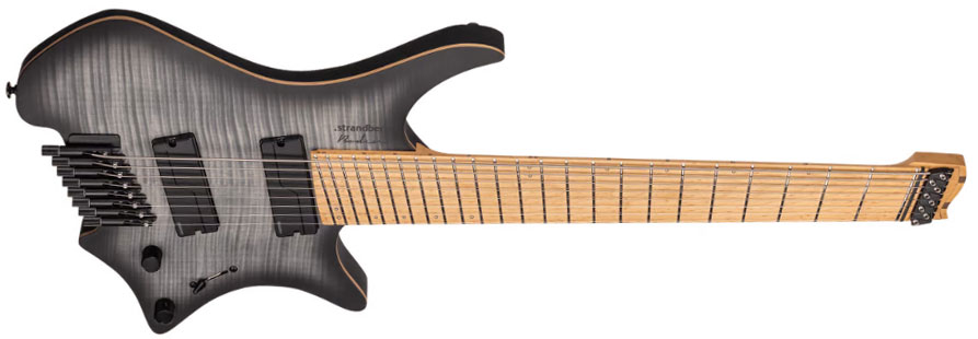 Strandberg Boden Original Nx 8c Multiscale 2h Fishman Fluence Modern Ht Mn - Charcoal Black - Multi-Scale Guitar - Variation 1