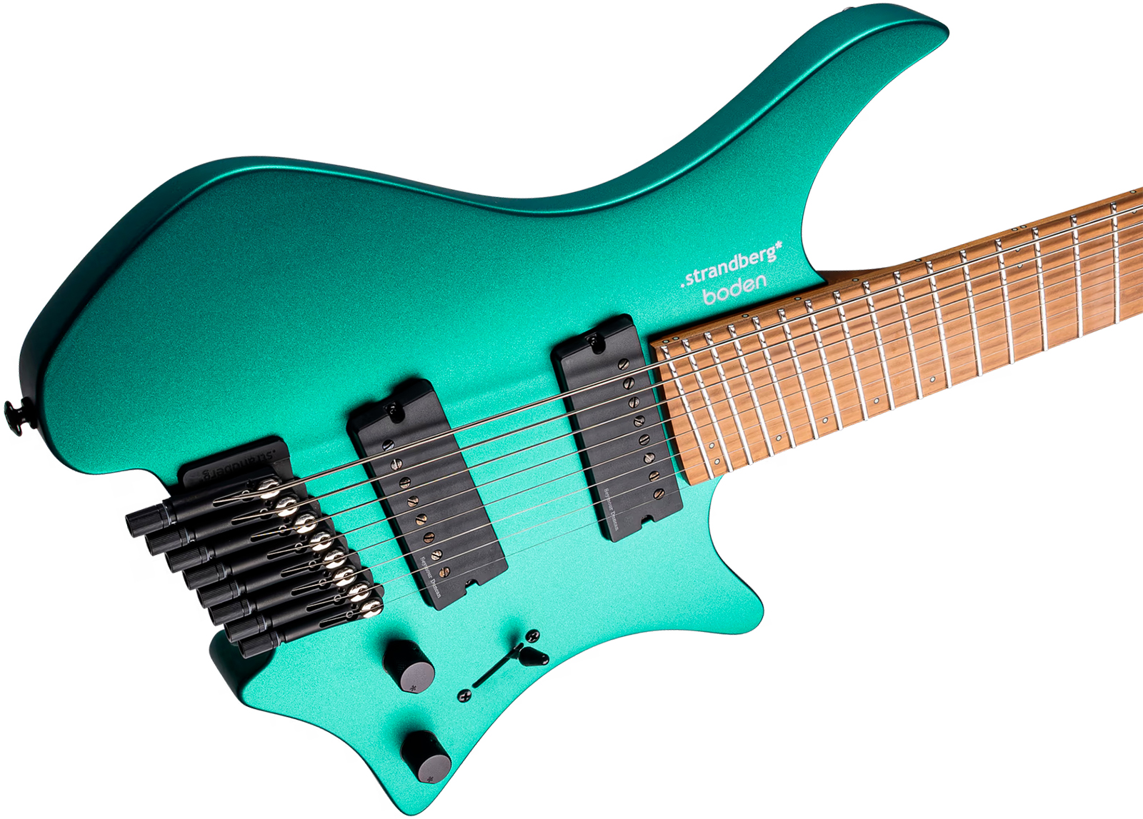 Strandberg Boden Standard N2.8 8c Multiscale 2h Seymour Duncan Ht Mn - Transformative Teal Metallic - Multi-Scale Guitar - Variation 3