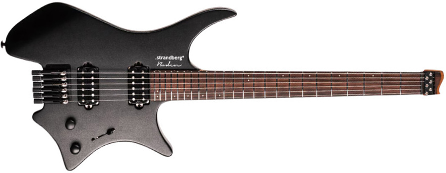 Strandberg Boden Essential 6 2h Ht Rw - Black Granite - Guitarra eléctrica de viaje - Main picture