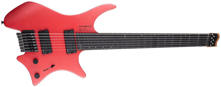Strandberg Boden Metal Nx 7c Multiscale 2h Fishman Fluence Modern Ht Ric - Blood Red - Multi-Scale Guitar - Main picture
