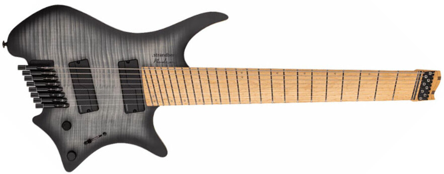 Strandberg Boden Original Nx 8c Multiscale 2h Fishman Fluence Modern Ht Mn - Charcoal Black - Multi-Scale Guitar - Main picture