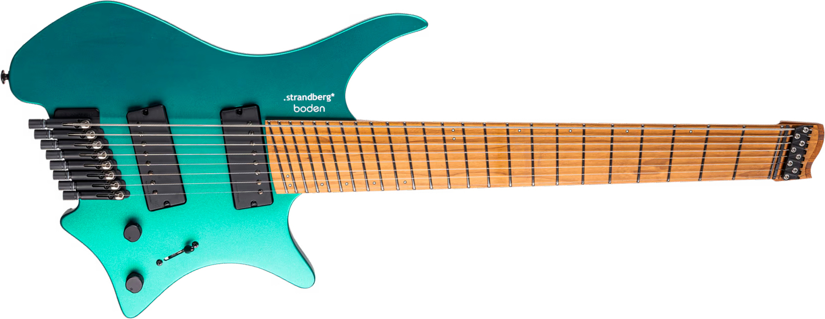 Strandberg Boden Standard N2.8 8c Multiscale 2h Seymour Duncan Ht Mn - Transformative Teal Metallic - Multi-Scale Guitar - Main picture