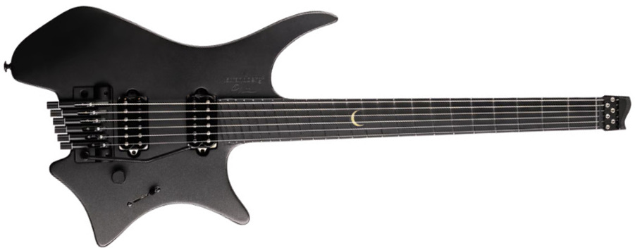 Strandberg Plini Edition Boden Nx6 Neck-thru Signature Multiscale 2h Trem Ric - Black - Guitarra eléctrica de autor - Main picture