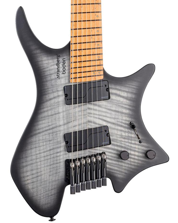 Multi-scale guitar Strandberg Boden Original N2.7 7-String - Black Denim Burst Satin