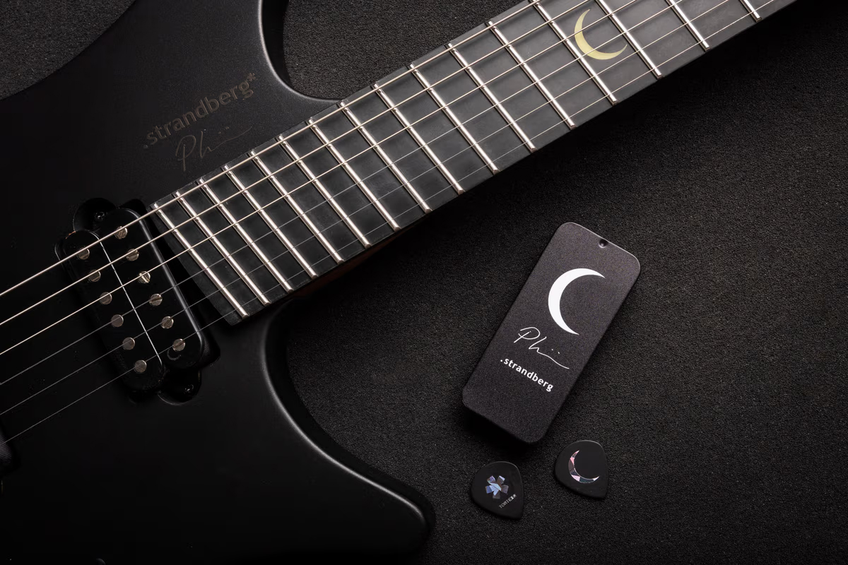 Strandberg Plini Edition Boden N2.6t 2h Fishman Fluence Trem Ebo - Black Satin Metallic - Multi-Scale Guitar - Variation 5