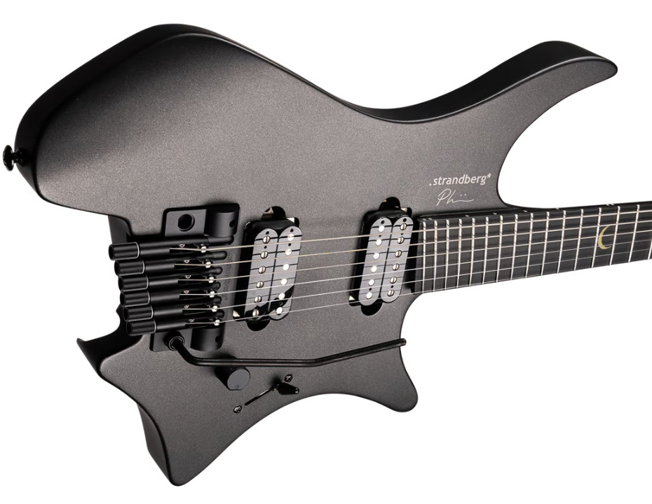 Strandberg Plini Edition Boden Nx6 Neck-thru Signature Multiscale 2h Trem Ric - Black - Guitarra eléctrica de autor - Variation 3