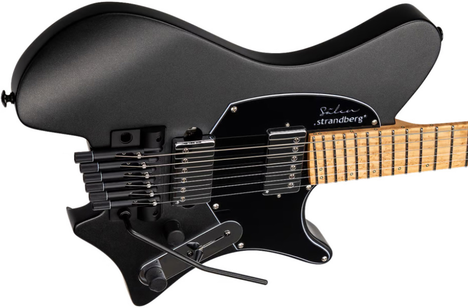 Strandberg Salen Classic Nx 6 Tremolo Multiscale 2h Trem Mn - Black Granite - Multi-Scale Guitar - Variation 3