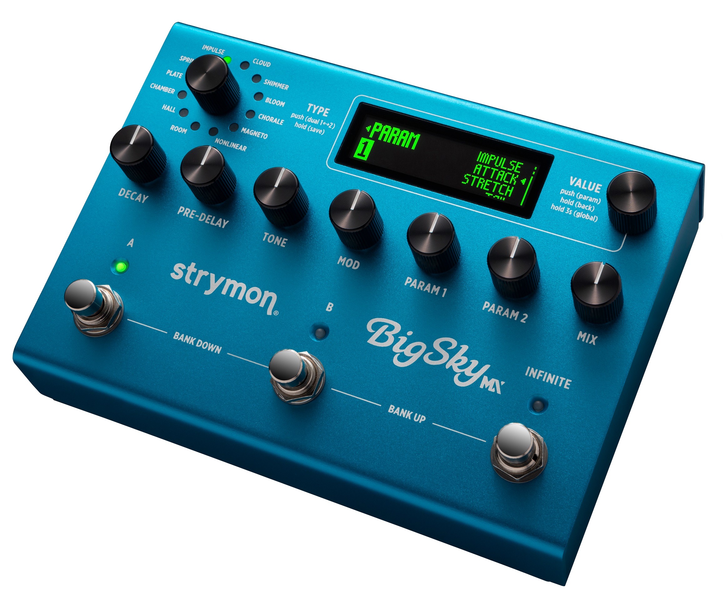 Strymon Bigsky Mx - Pedal de reverb / delay / eco - Variation 2