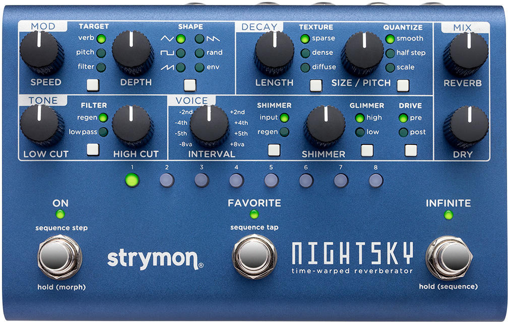 Strymon Nightsky Reverberator - Pedal de reverb / delay / eco - Main picture
