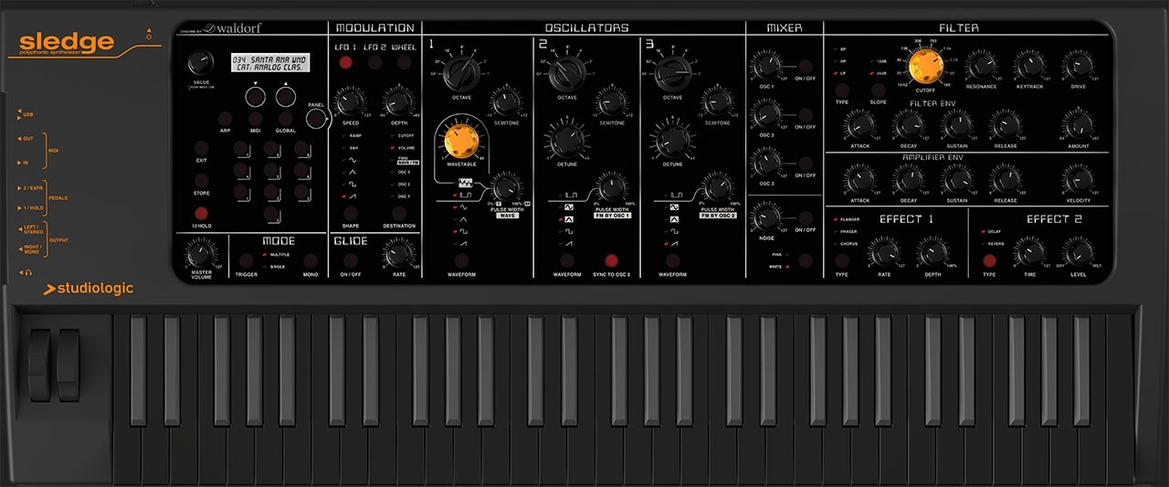 Studiologic Sledge Black Edition - Sintetizador - Main picture