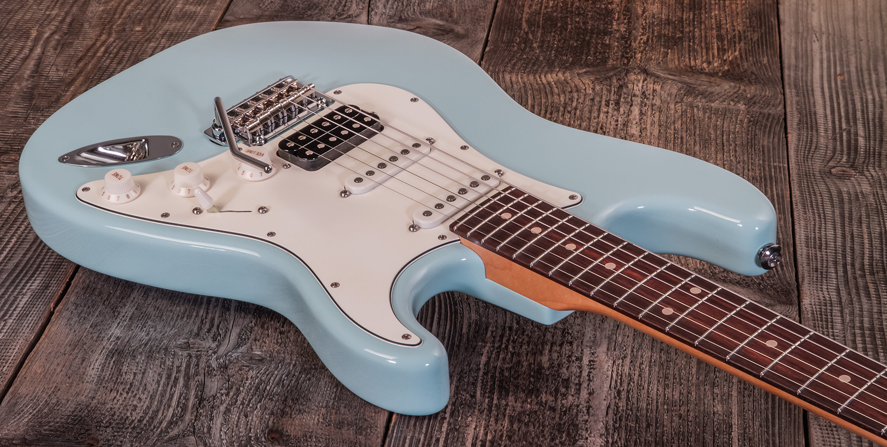 Suhr Classic S Antique 01-csa-0013 Hss Trem Rw - Light Aging Sonic Blue - Guitarra eléctrica con forma de str. - Variation 2