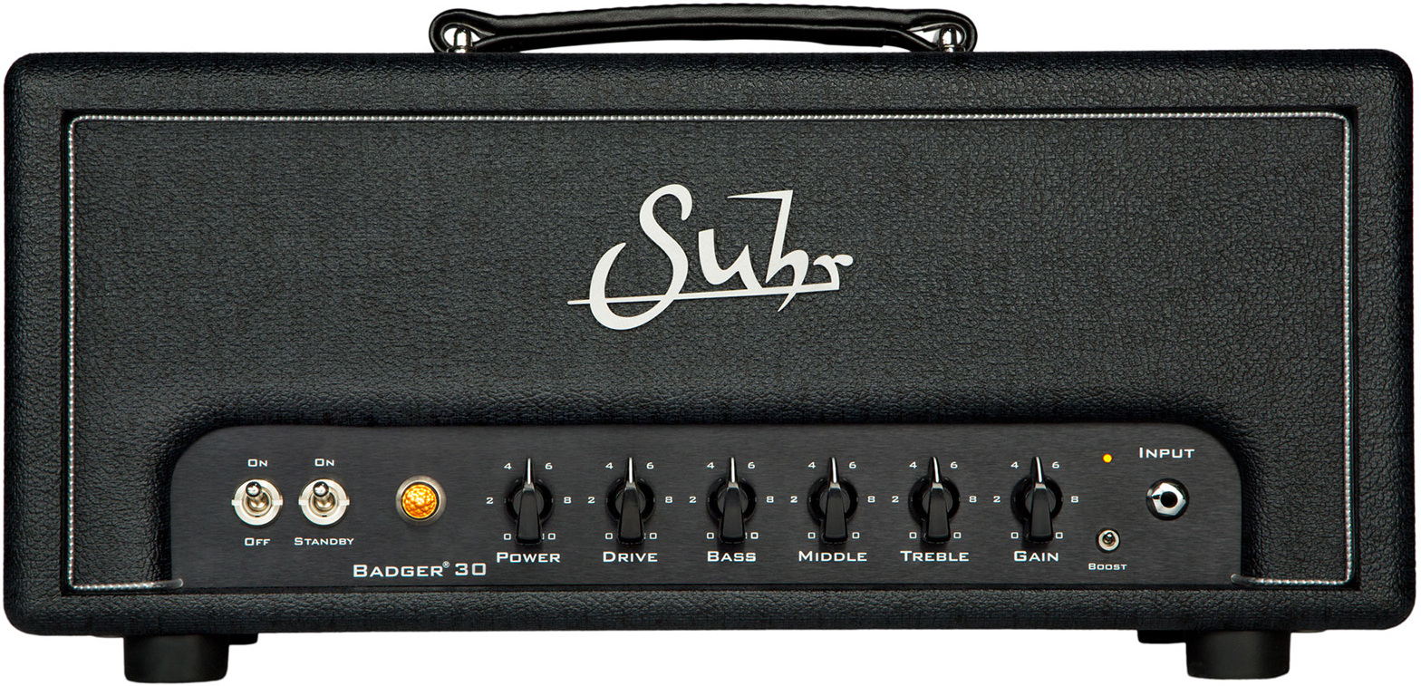Suhr Badger 30 Black Head 25w - Cabezal para guitarra eléctrica - Main picture