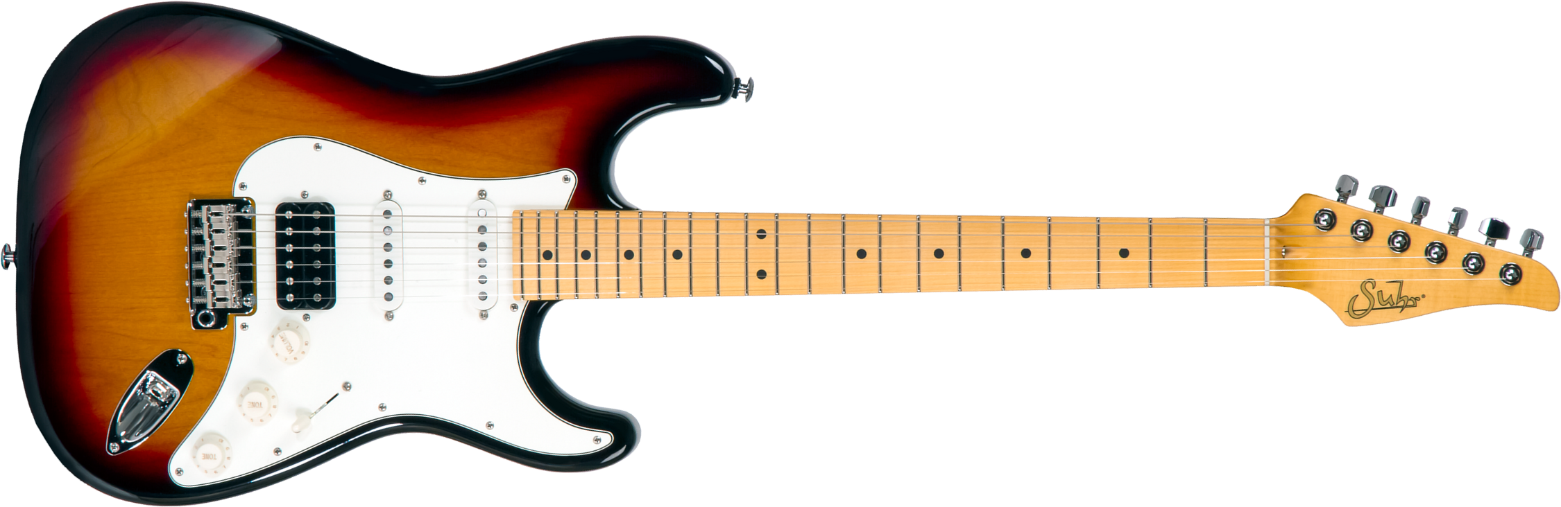 Suhr Classic S 01-cls-0003 Hss Trem Mn #70325 - 3 Tone Burst - Guitarra eléctrica con forma de str. - Main picture