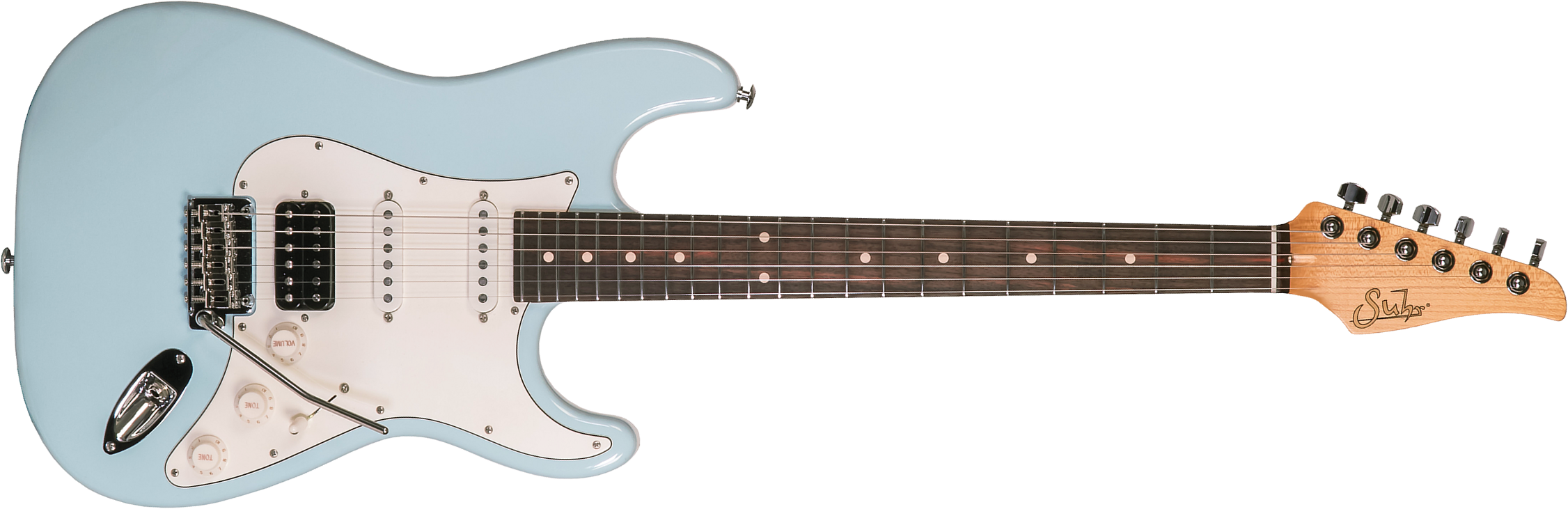 Suhr Classic S Antique 01-csa-0013 Hss Trem Rw - Light Aging Sonic Blue - Guitarra eléctrica con forma de str. - Main picture