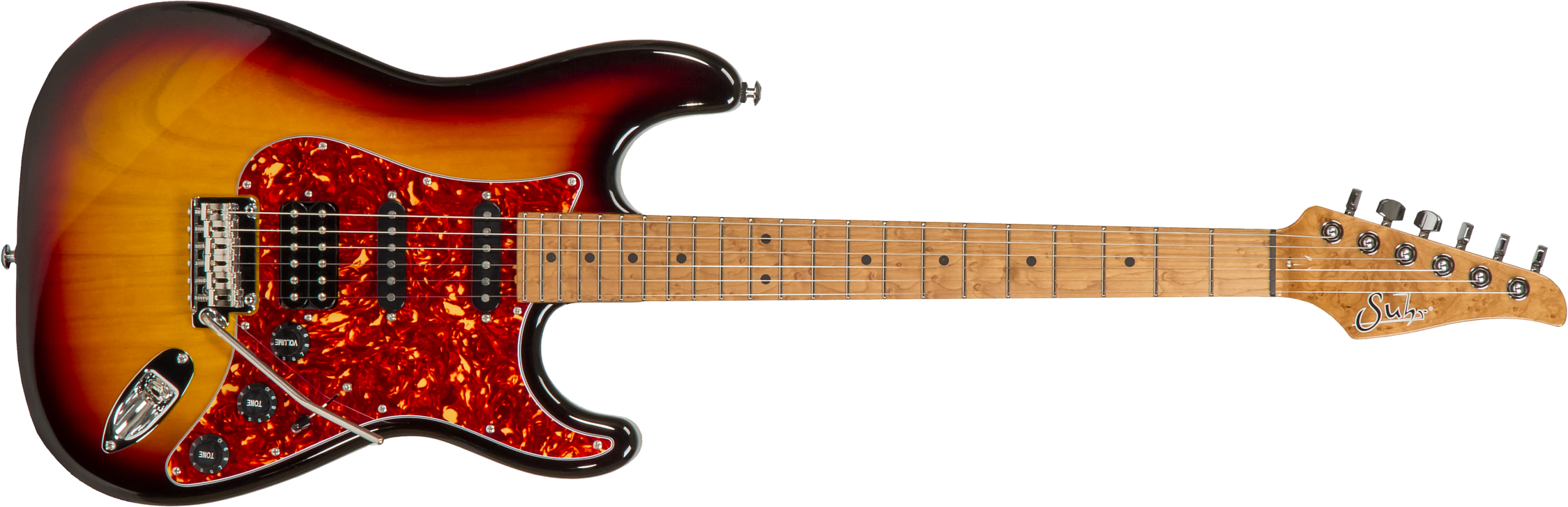 Suhr Classic S Paulownia 01-ltd-0021 Hss Trem Mn - 3 Tone Burst - Guitarra eléctrica con forma de str. - Main picture