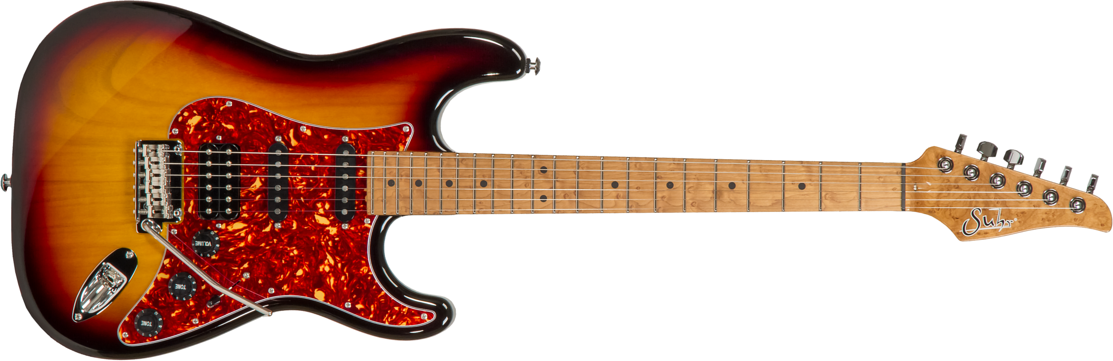 Suhr Classic S Paulownia 01-ltd-0021 Hss Trem Rw #70279 - 3-tone Burst - Guitarra eléctrica con forma de str. - Main picture