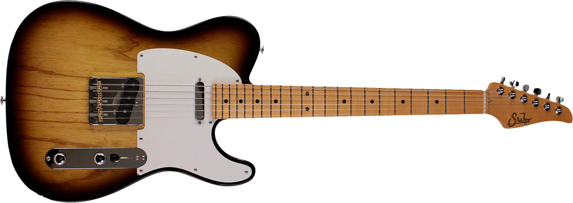Suhr Classic T Antique 01-cta-0025 2s  Ht Mn - 2 Tone Tobacco Burst - Guitarra eléctrica con forma de tel - Main picture