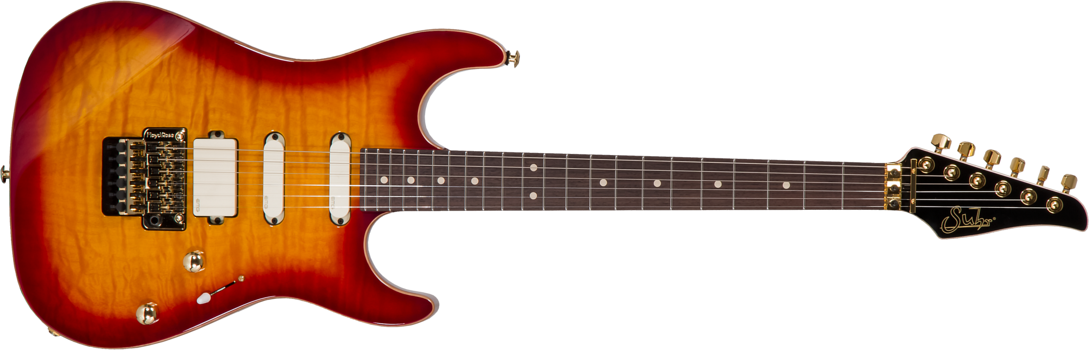 Suhr Standard Legacy 01-ltd-0030 Hss Emg Fr Rw #70282 - Aged Cherry Burst - Guitarra eléctrica con forma de str. - Main picture