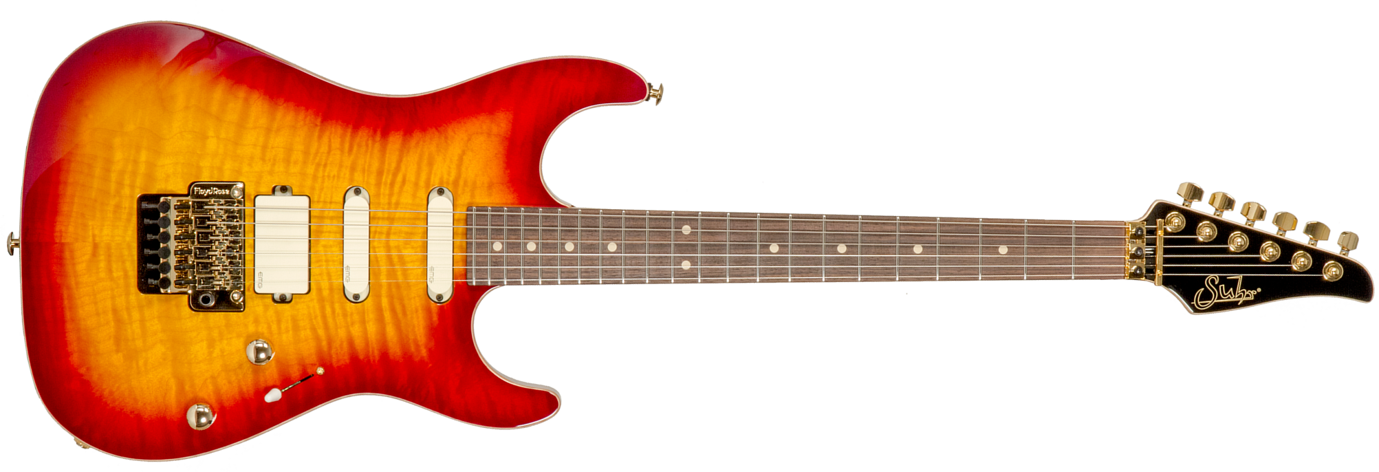Suhr Standard Legacy 01-ltd-0030 Hss Emg Fr Rw #72940 - Aged Cherry Burst - Guitarra eléctrica con forma de str. - Main picture