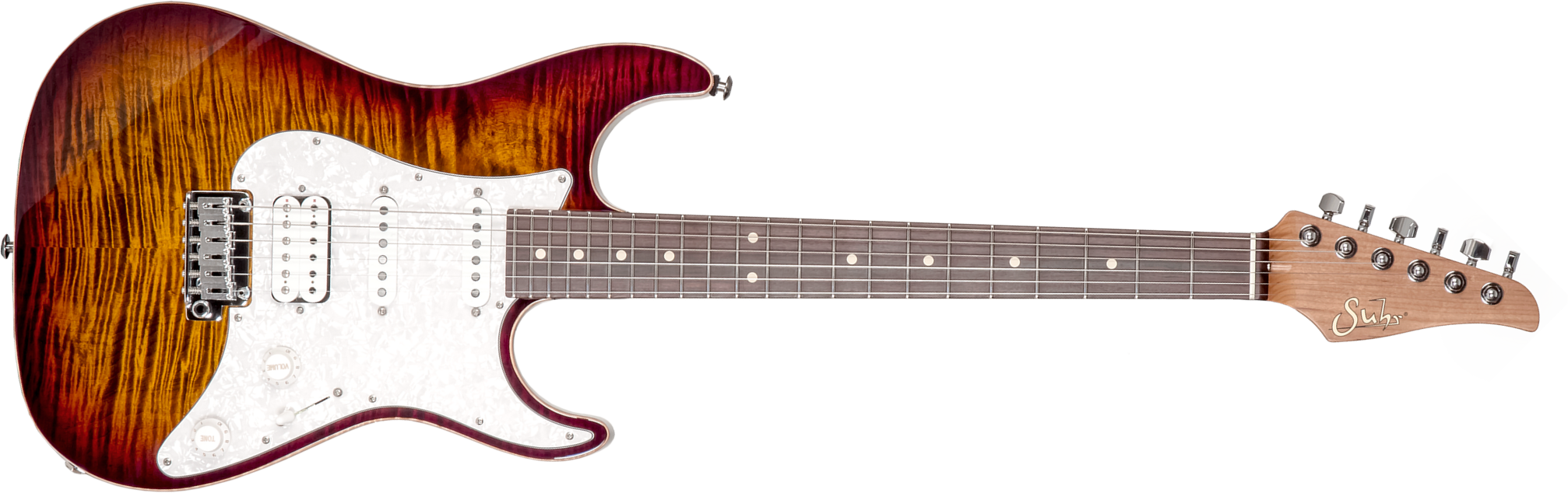 Suhr Standard Plus Usa Hss Trem Pf #72959 - Bengal Burst - Guitarra eléctrica con forma de str. - Main picture