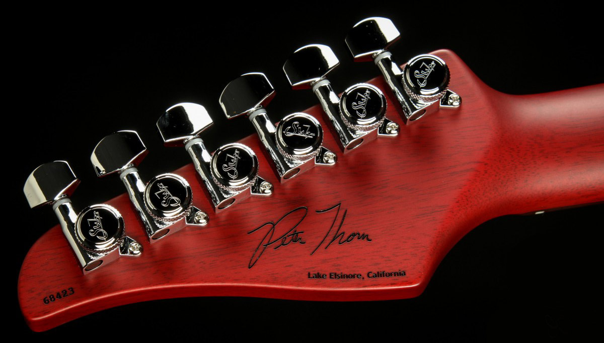Suhr Pete Thorn Standard 01-sig-0007 Signature 2h Trem Rw - Black - Guitarra eléctrica con forma de str. - Variation 11