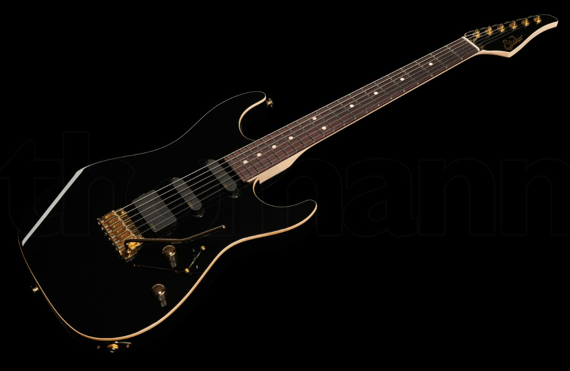 Suhr Standard Legacy 01-ltd-0032 Hss Emg Fr Rw - Black - Guitarra eléctrica con forma de str. - Variation 1