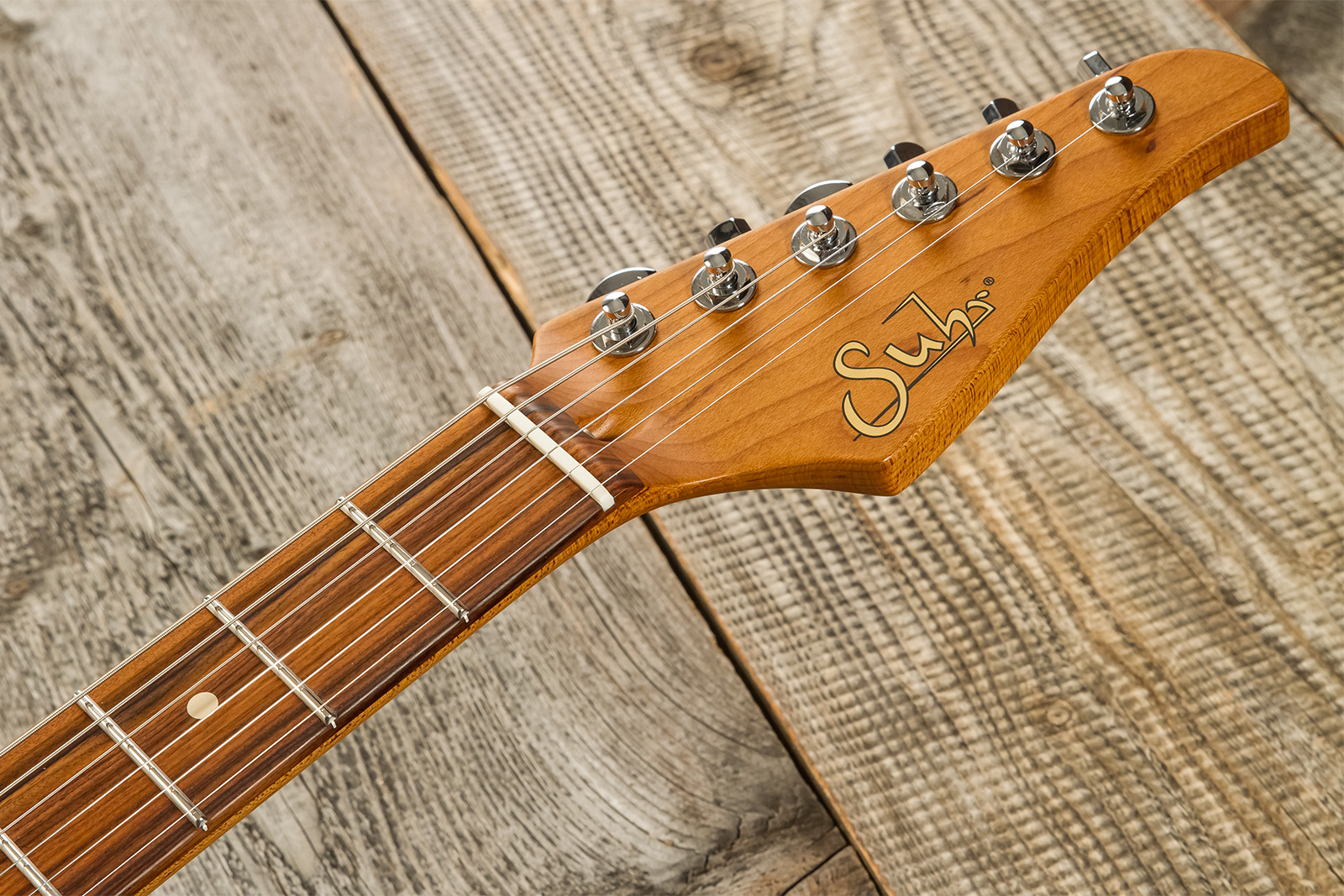 Suhr Standard Plus 01-stp-0042 Usa Hss Trem Pf #75671 - Bahama Blue - Guitarra eléctrica con forma de str. - Variation 9
