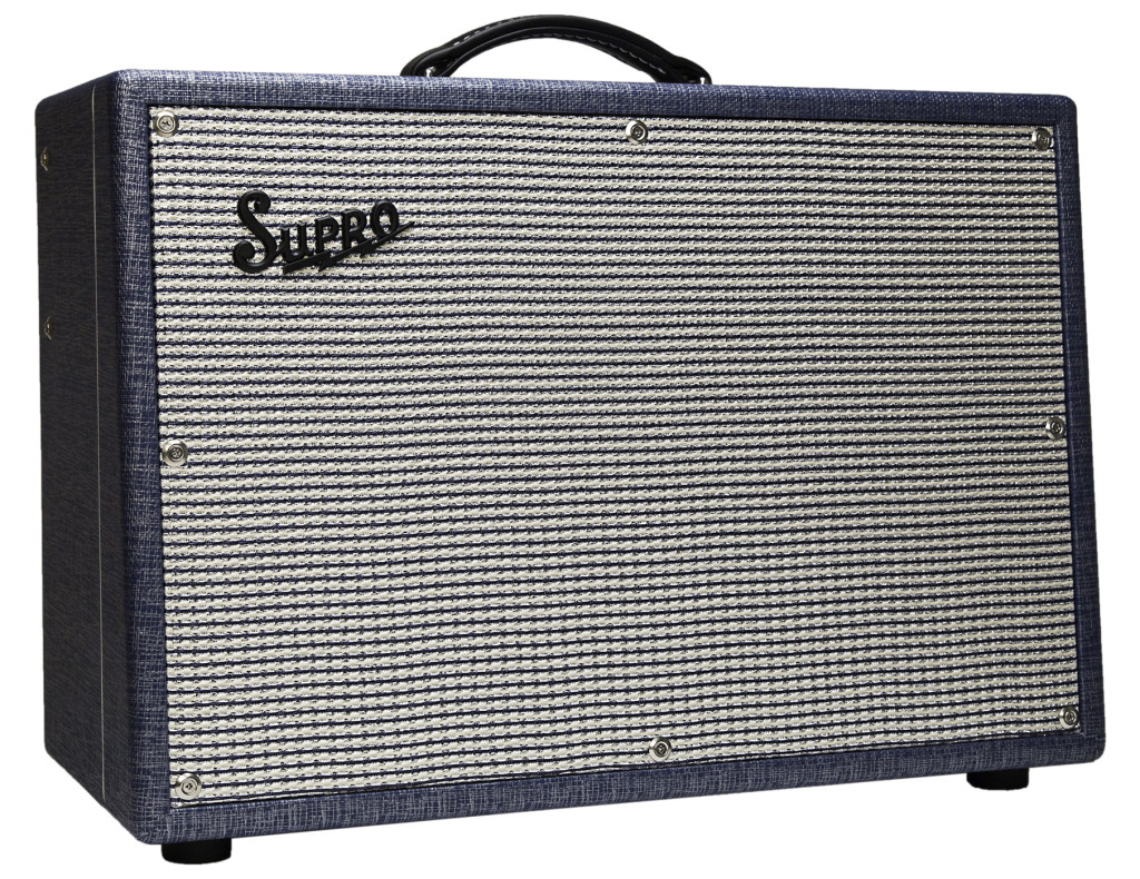 Supro 1648rt Saturn Reverb 15w 1x12 Blue Rhino Hide - Combo amplificador para guitarra eléctrica - Variation 1