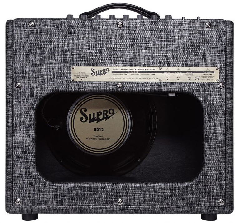 Supro 1696rt Black Magic Reverb Combo Legend 25w 1x12 - Combo amplificador para guitarra eléctrica - Variation 1