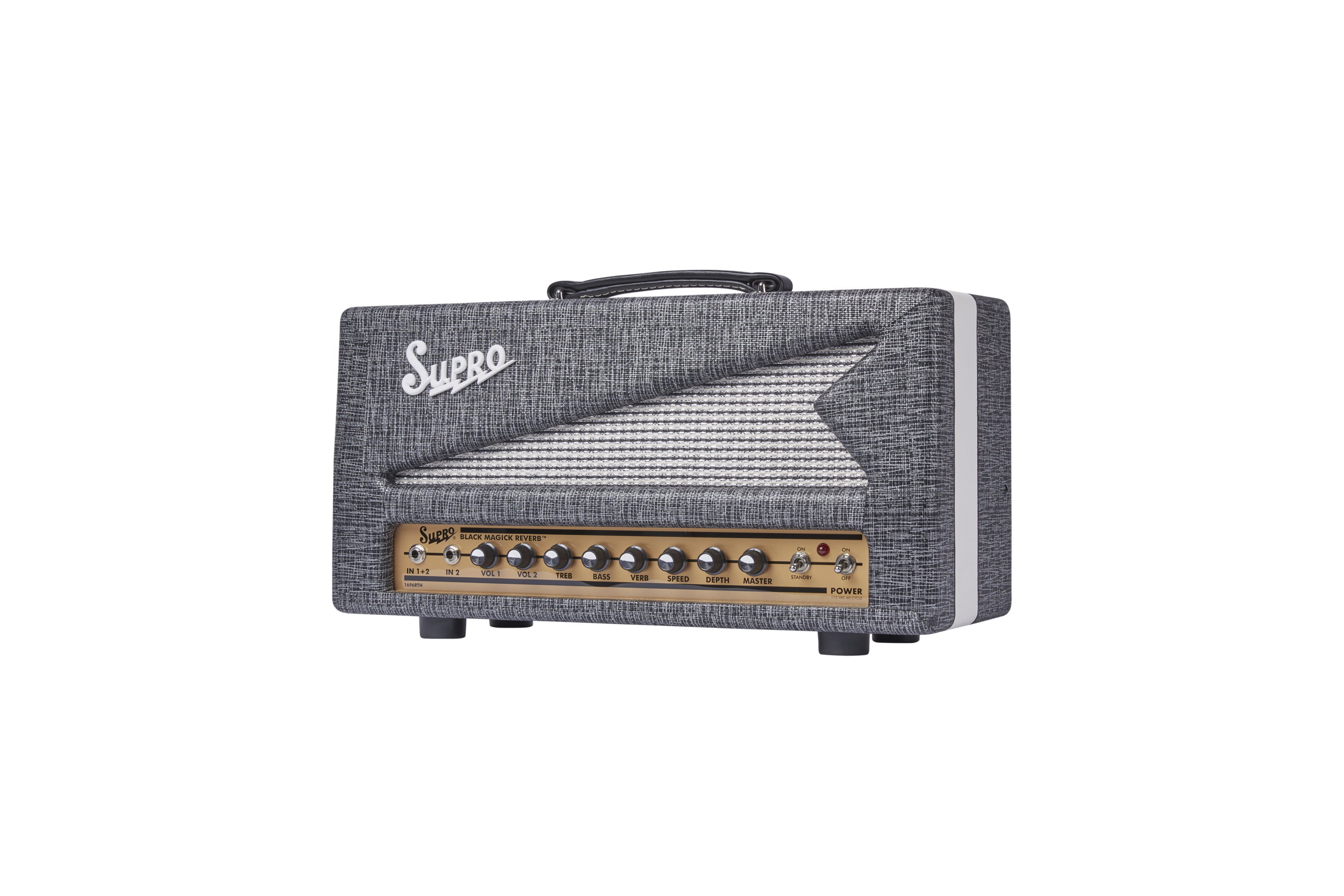 Supro 1696rt Black Magic Reverb Head 25w - Cabezal para guitarra eléctrica - Variation 1