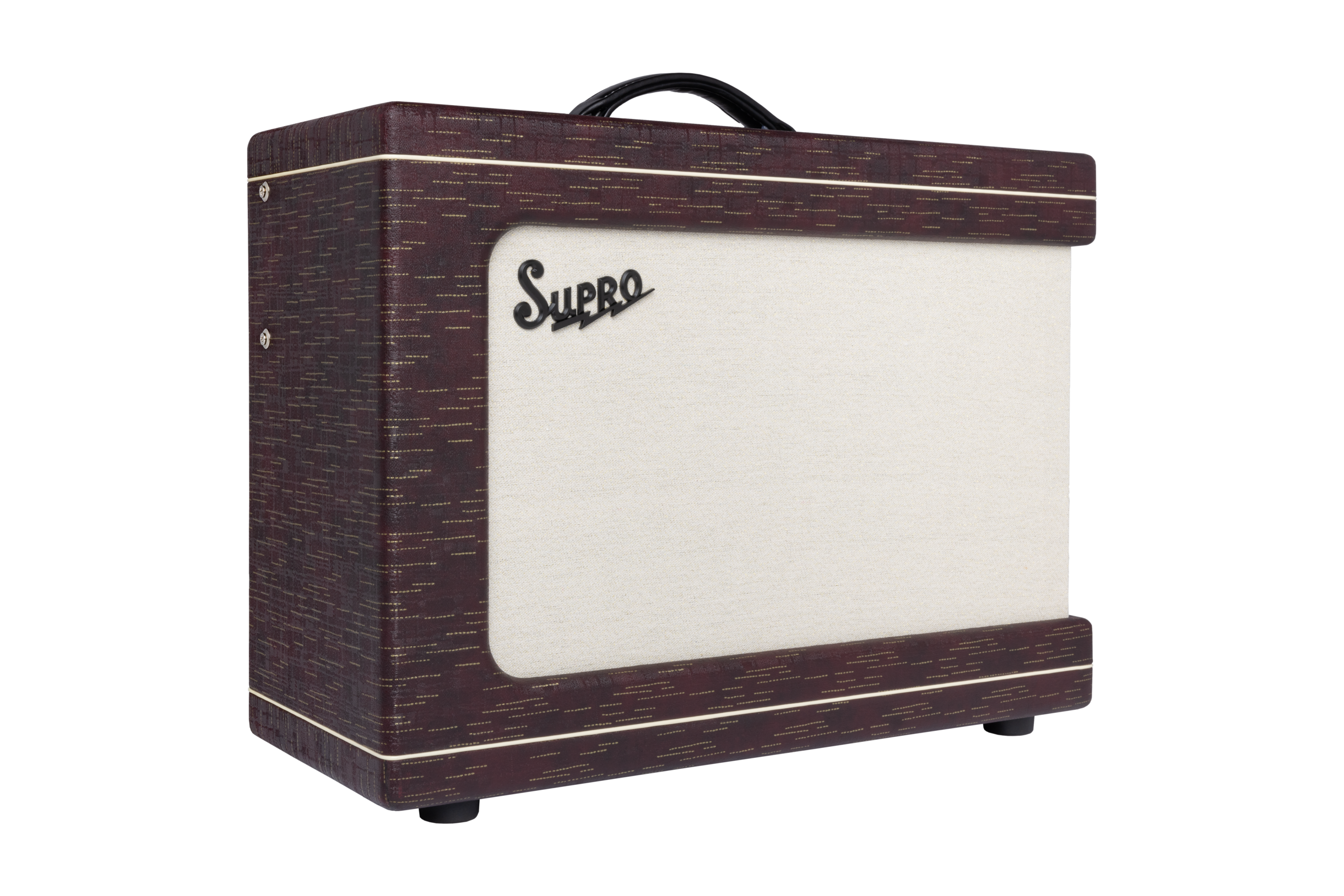 Supro Ambassador Custom Burgundy Gold Scandia 2x10 50w - Combo amplificador para guitarra eléctrica - Variation 1