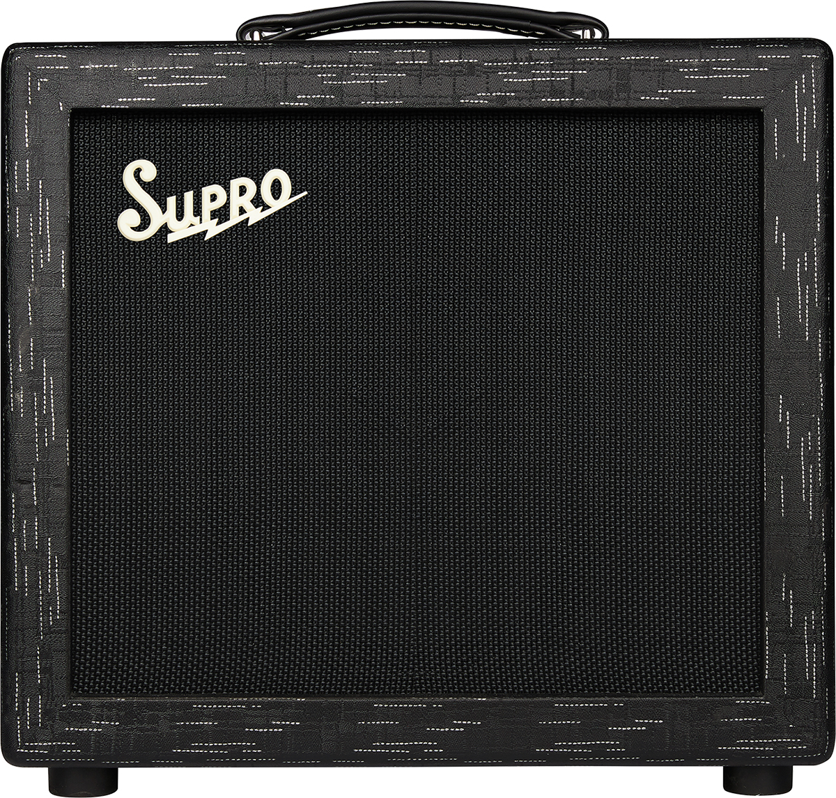 Supro Amulet 1x10 Combo 1/5/10w 1x10 6l6 Black & Black - Combo amplificador para guitarra eléctrica - Variation 1