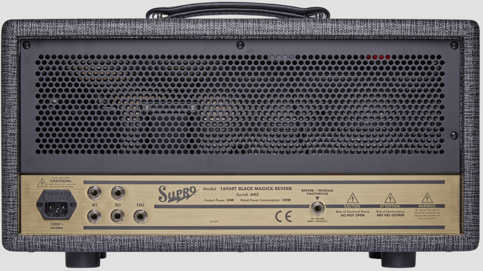 Supro Black Magick Reverb Head 25w 6973 - Cabezal para guitarra eléctrica - Variation 2