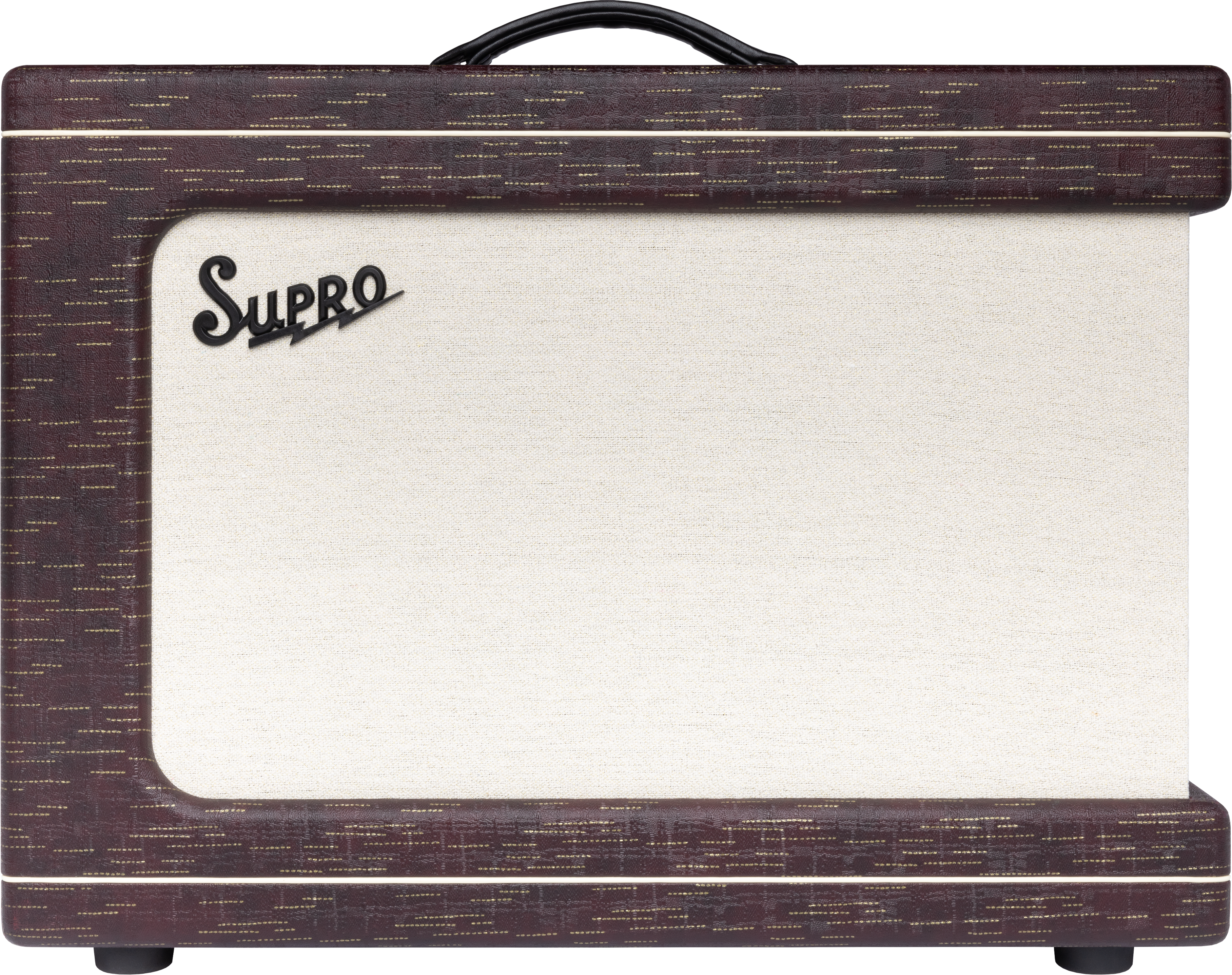 Supro Ambassador Custom Burgundy Gold Scandia 2x10 50w - Combo amplificador para guitarra eléctrica - Main picture