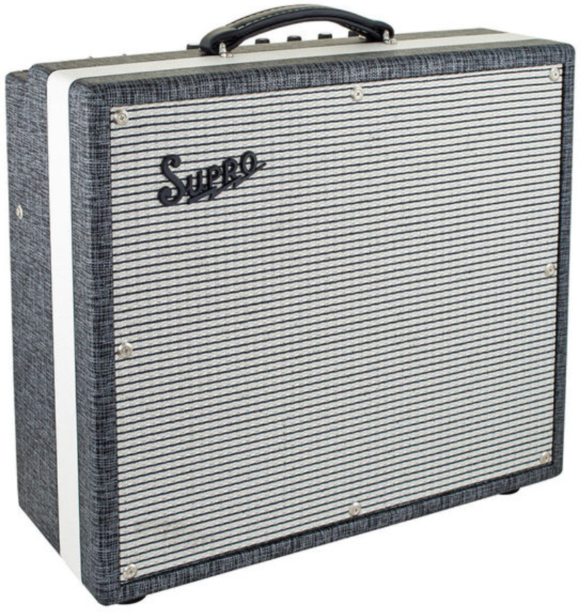 Supro Black Magick 25w 1x12 Black Rhino Hide - Combo amplificador para guitarra eléctrica - Main picture