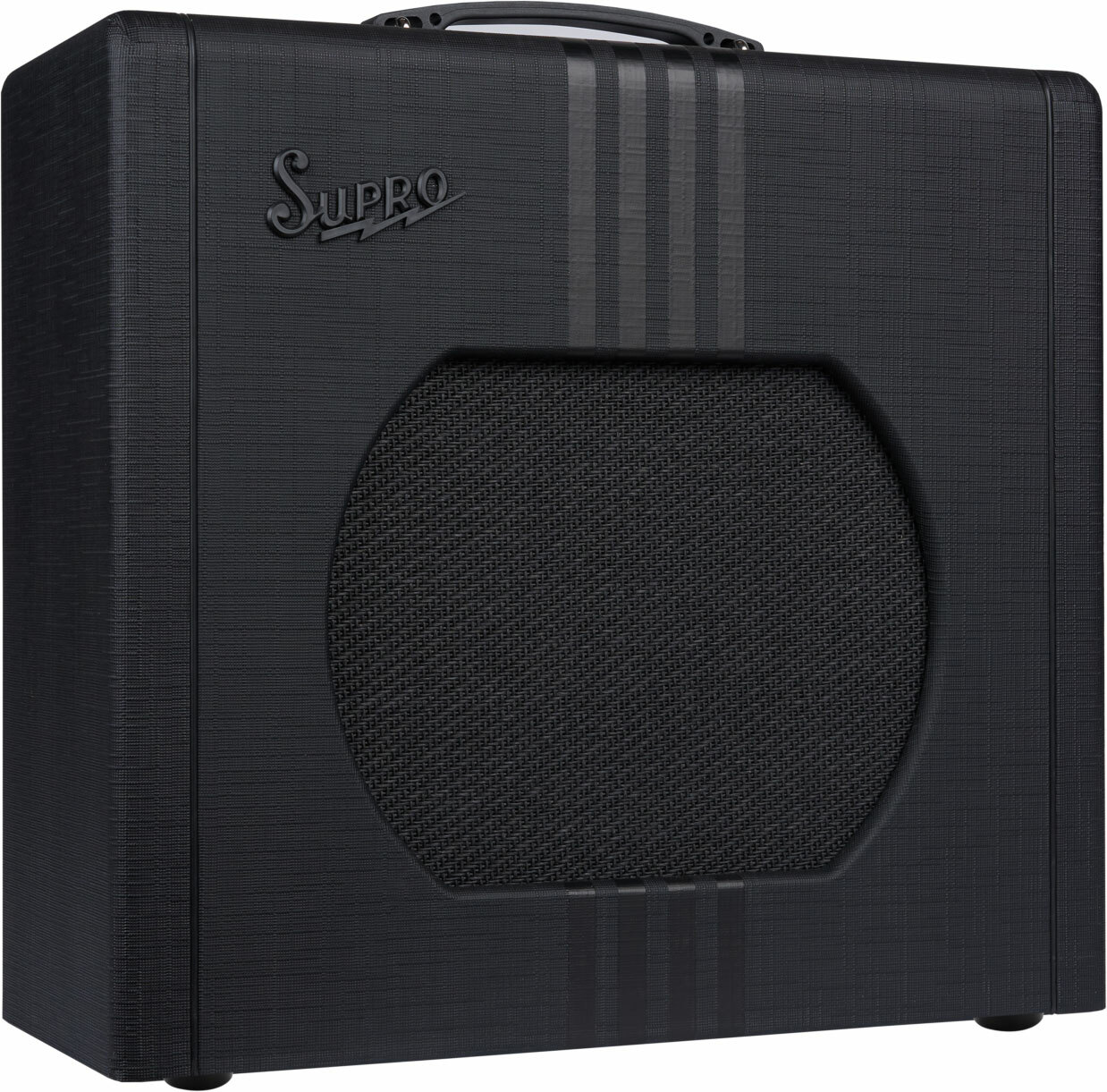 Supro Delta King 12 Combo 15w 1x12 Black/black - Combo amplificador para guitarra eléctrica - Main picture