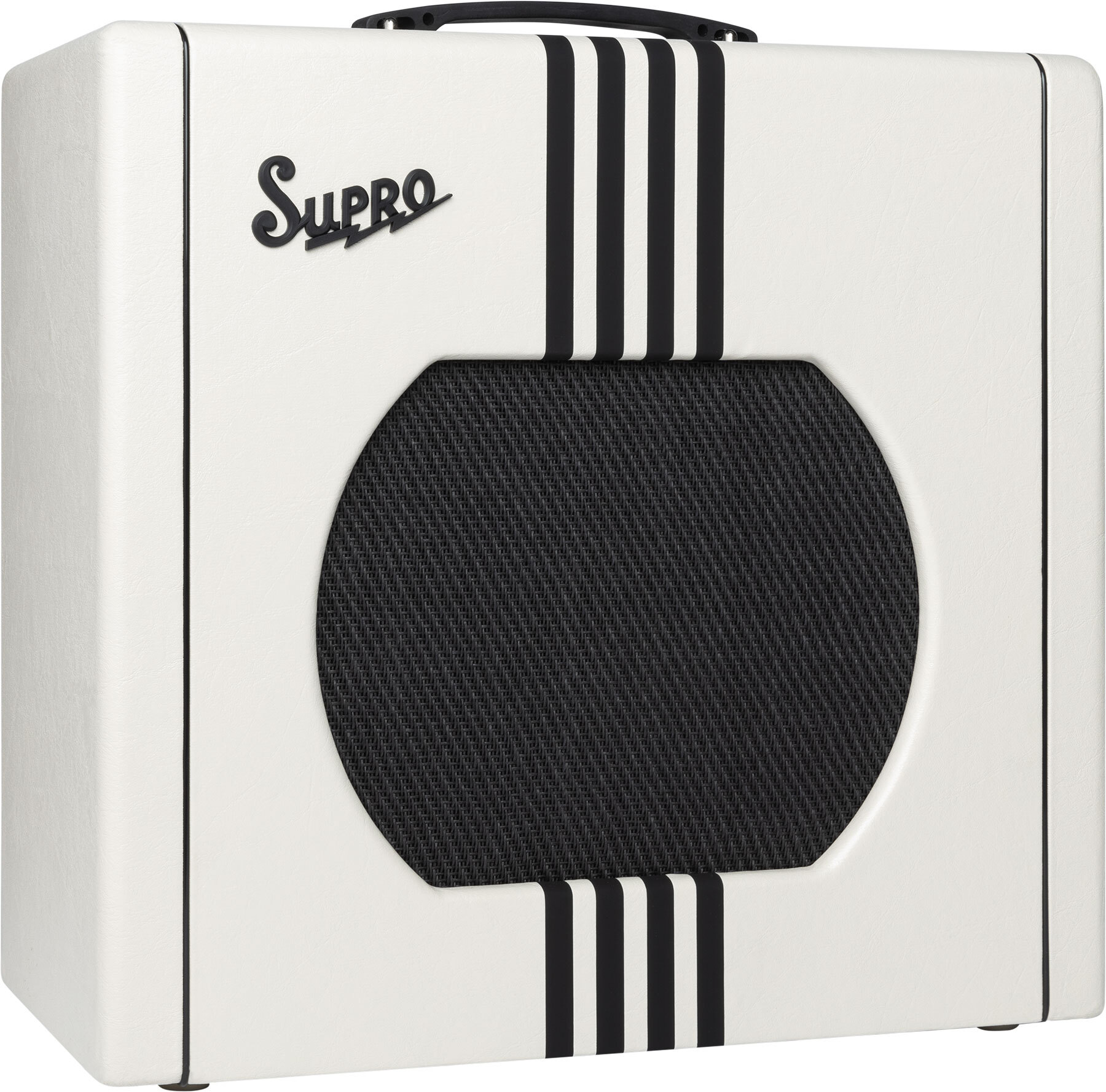 Supro Delta King 12 Combo 15w 1x12 Ivory/black - Combo amplificador para guitarra eléctrica - Main picture