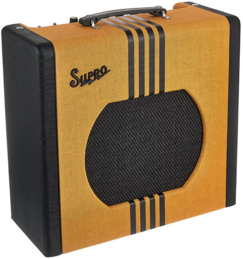 Supro Delta King Combo 12 15w 1x12 Tweed/black - Combo amplificador para guitarra eléctrica - Main picture