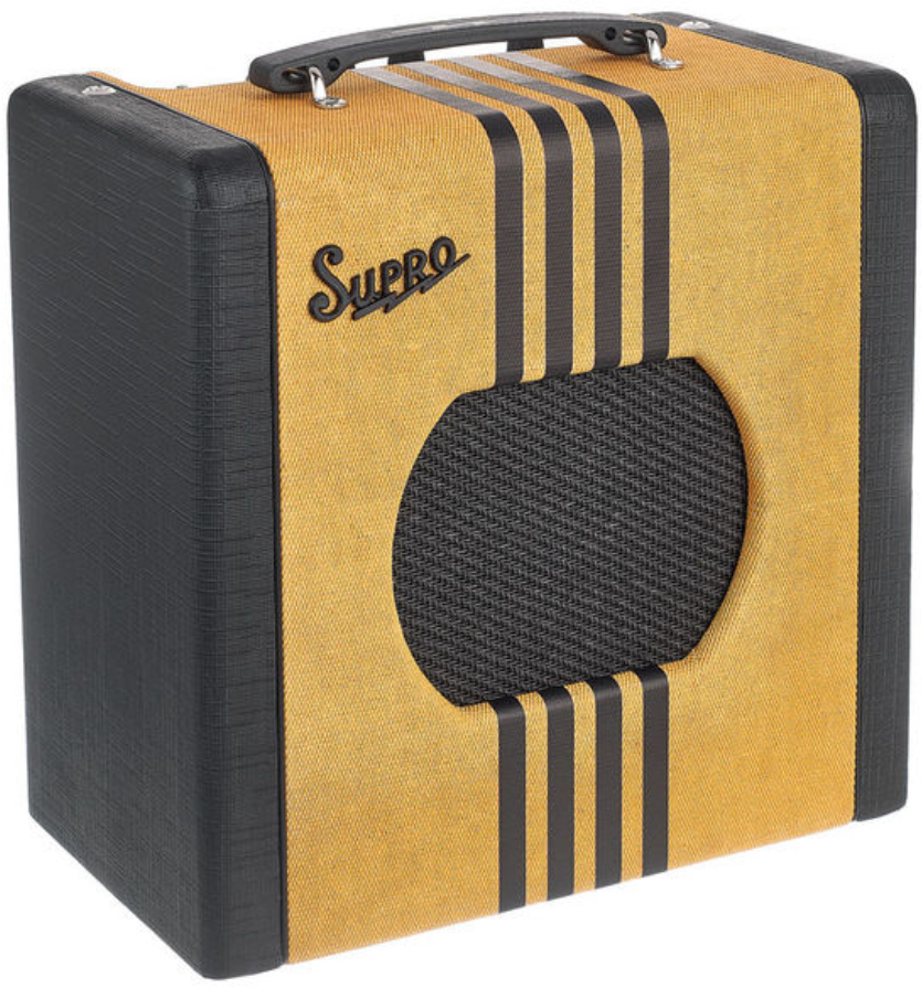 Supro Delta King Combo 8 1w 1x8 Tweed/black - Combo amplificador para guitarra eléctrica - Main picture