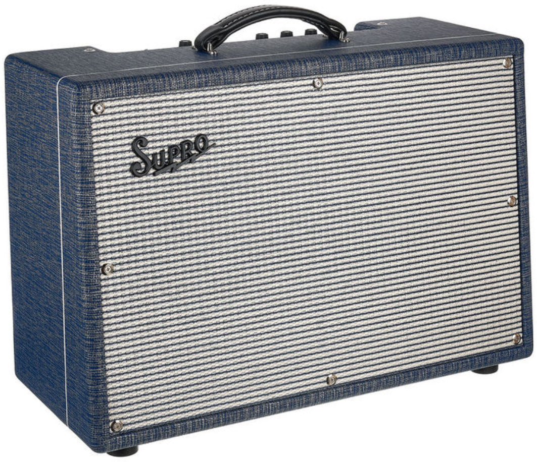 Supro Keeley Custom 12 25w 1x12 Blue Rhino Hide - Combo amplificador para guitarra eléctrica - Main picture