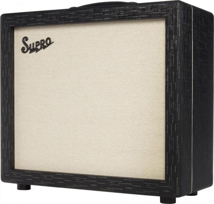 Cabina amplificador para guitarra eléctrica Supro Royale 1x12 Extension Cab - Black Scandia
