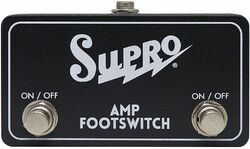 Pedalera para amplificador Supro SF2 Dual Amp Footswitch