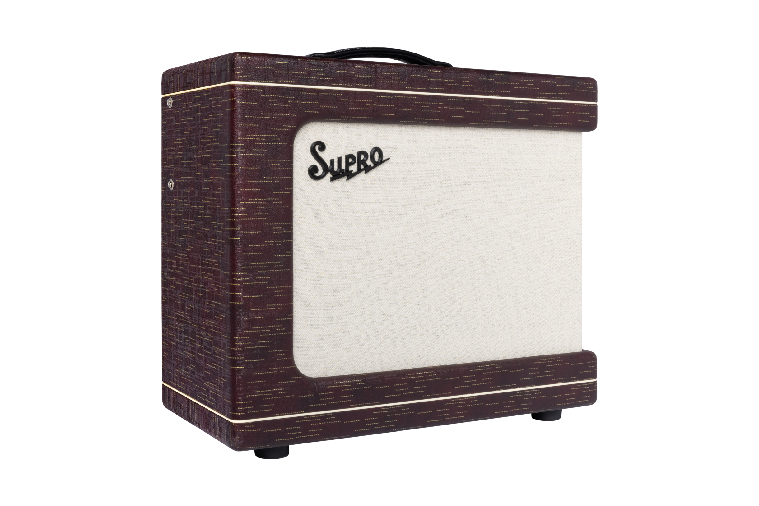 Supro Delegate Custom Burgundy Gold Scandia 1x12 25w - Combo amplificador para guitarra eléctrica - Variation 2