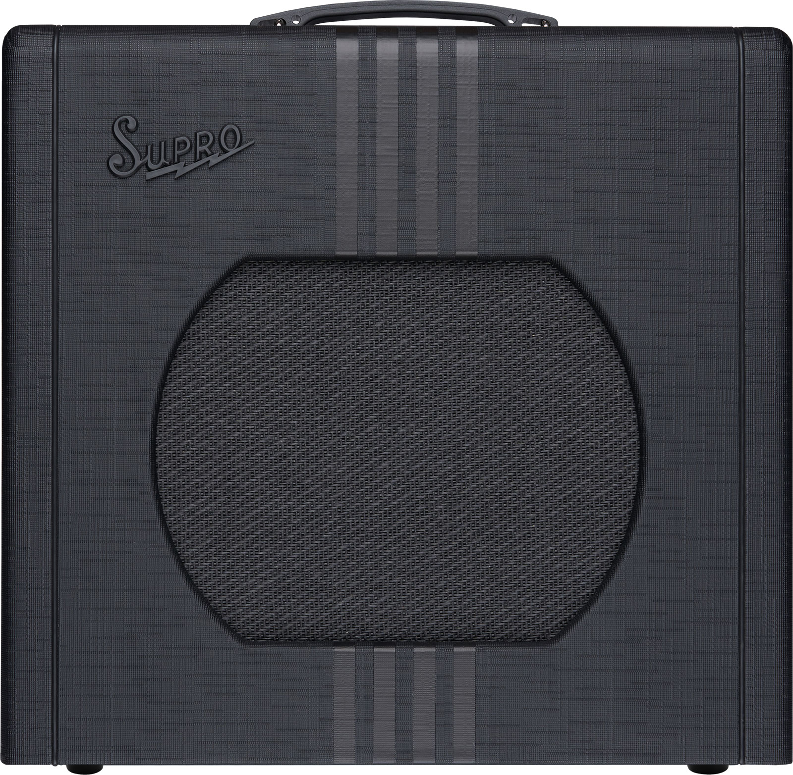 Supro Delta King 12 Combo 15w 1x12 Black/black - Combo amplificador para guitarra eléctrica - Variation 1