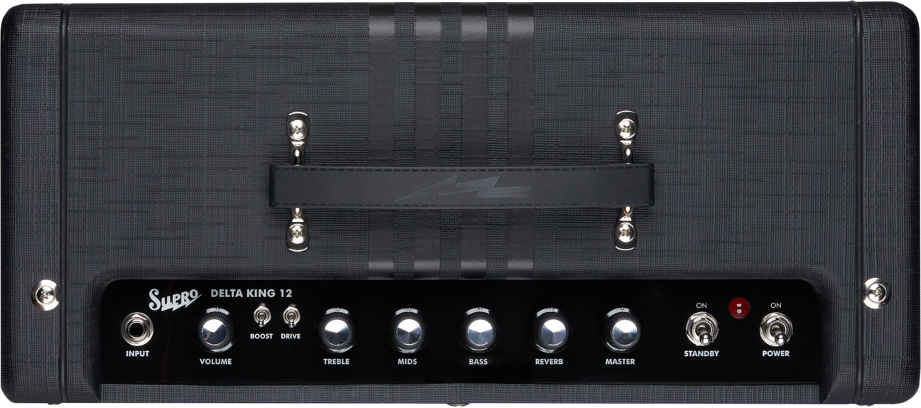 Supro Delta King 12 Combo 15w 1x12 Black/black - Combo amplificador para guitarra eléctrica - Variation 3