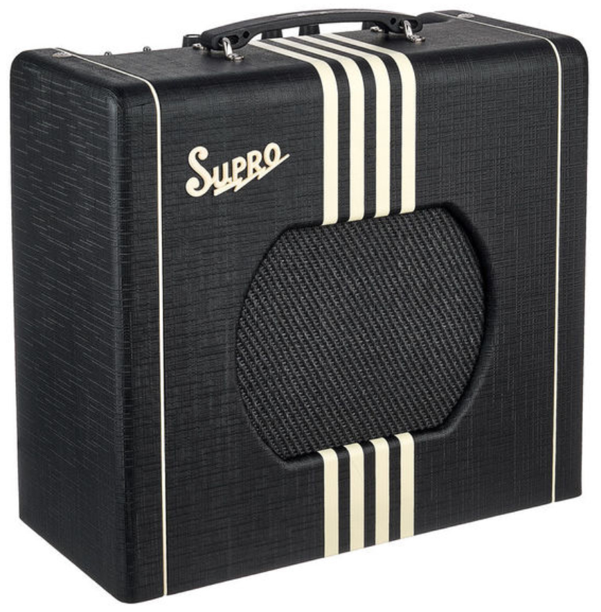 Combo amplificador para guitarra eléctrica Supro Delta King 10 - Black/Cream