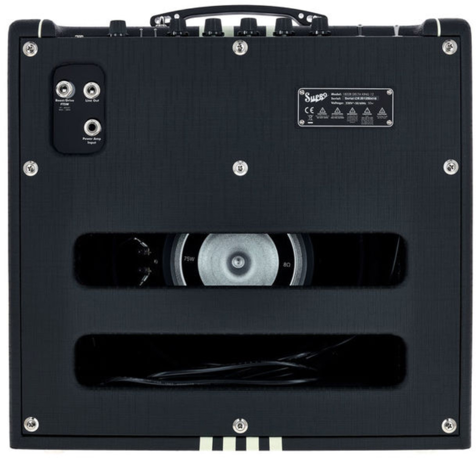 Supro Delta King Combo 12 15w 1x12 Black/cream - Combo amplificador para guitarra eléctrica - Variation 1